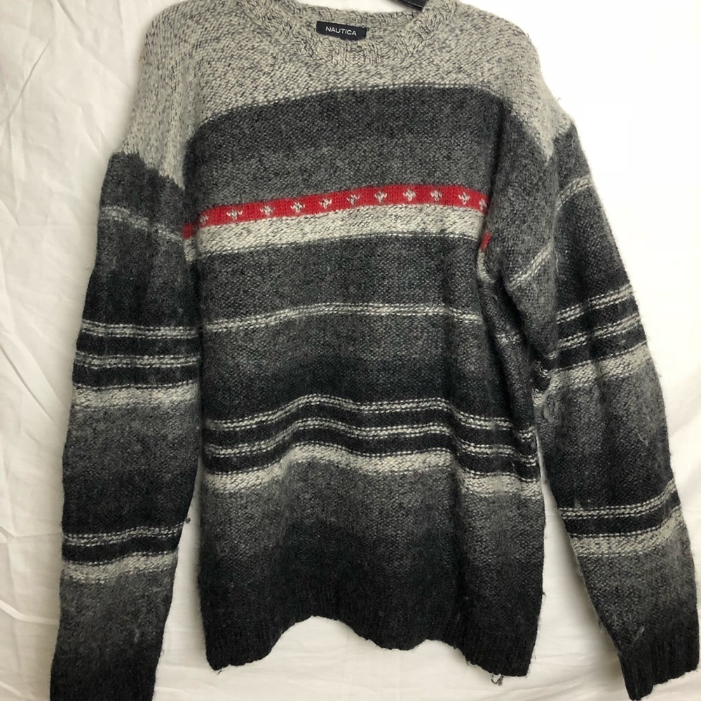 Nautica Wool Sweater Large Vintage